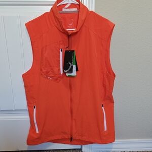 Men's Orange Sleeveless Vest